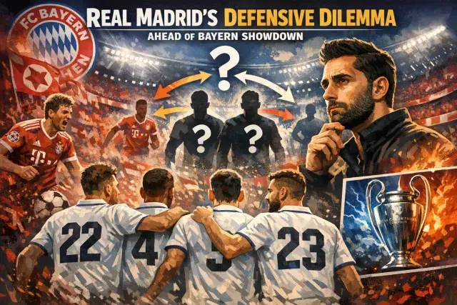 Real Madrid Face a Defensive Dilemma Ahead of their Bayern Munich Showdown